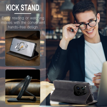 For OnePlus 12 CaseMe 013 Multifunctional Horizontal Flip Leather Phone Case(Black) by CaseMe