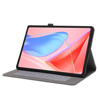 For Lenovo ZhaoYang K10C 2025 Fabric Texture Horizontal Flip Leather Tablet Case(Grey) by bashfashion