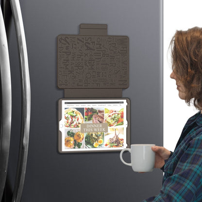 For Samsung Galaxy Tab A11 / A9 Notebook Magnetic Leather Tablet Case(Brown) by bashfashion