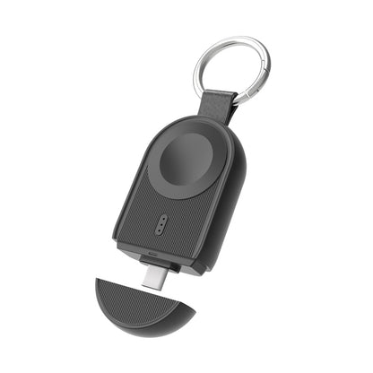 For Apple Watch / AirPods Series U20A Portable Magnetic Wireless Charger(Black) by bashfashion