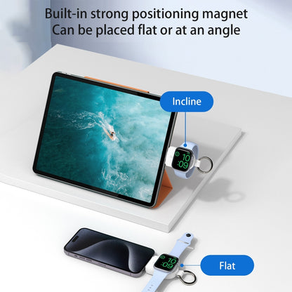 For Apple Watch / AirPods Series U20A Portable Magnetic Wireless Charger(Black) by bashfashion