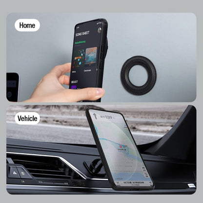 For Xiaomi 15 Ultra NILLKIN Black Mirror Prop CD Texture Mirror Precise Hole MagSafe Magnetic Phone Case(Black) by NILLKIN