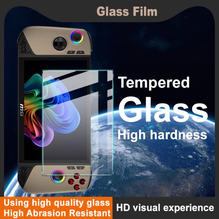 For MSI CLAW 8 AI+ 2025 IMAK H Series Tempered Glass Film by imak