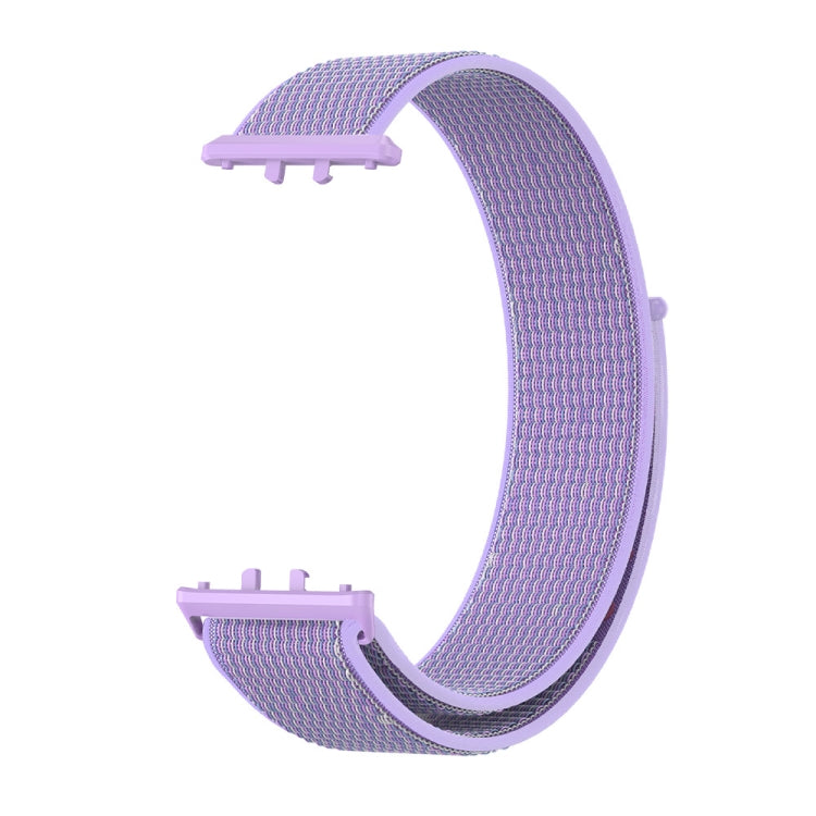 For Samsung Galaxy Fit 3 Woven Nylon Loop Watch Band(Purple) by bashfashion