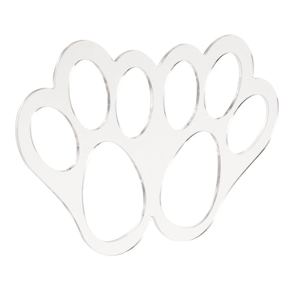 Acrylic Easter Bunny Footprint Template, Style:Dual Footprint by bashfashion