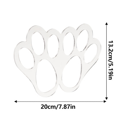 Acrylic Easter Bunny Footprint Template, Style:Dual Footprint by bashfashion