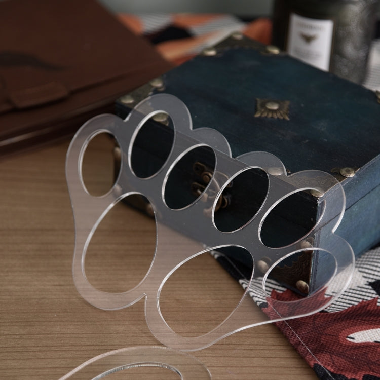 Acrylic Easter Bunny Footprint Template, Style:Dual Footprint by bashfashion