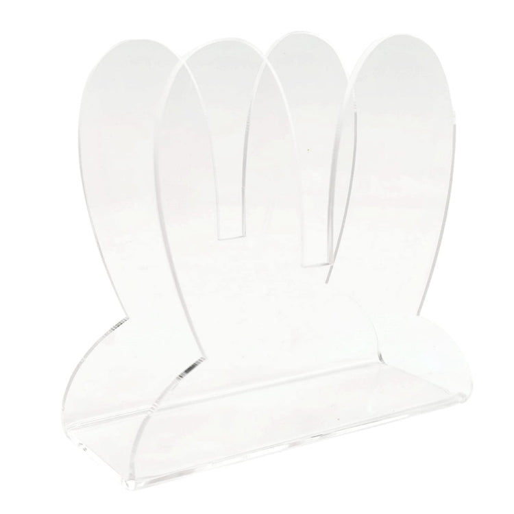 Acrylic Easter Bunny Ears Shape Napkin Storage Rack by bashfashion