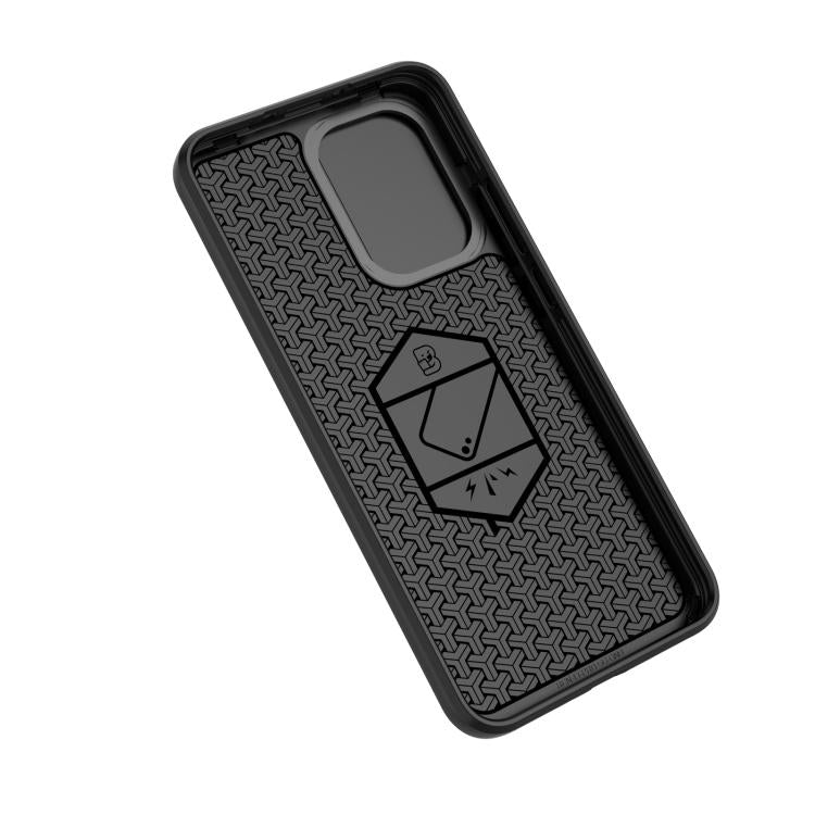 For OPPO Reno13 Pro 5G Global Sliding Camshield TPU + PC Shockproof Phone Case with Holder(Black) by bashfashion