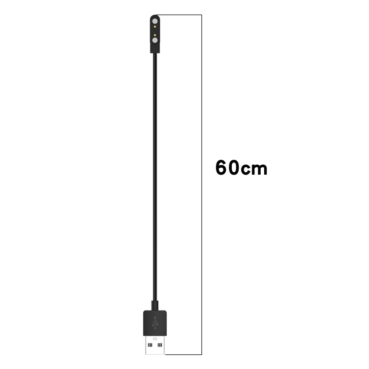 For Xiaomi HayLou Solar Plus LS16 Smart Watch Magnetic Charging Cable, Length: 60cm(Black) by bashfashion