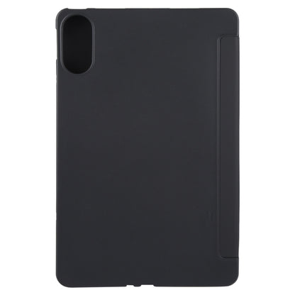 For Xiaomi Redmi Pad Pro 12.1 Tri-fold Silicone Leather Tablet Case(Black) by bashfashion