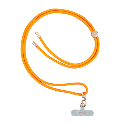 mutural Universal Mobile Phone Solid Color Lanyard(Orange) by Mutural