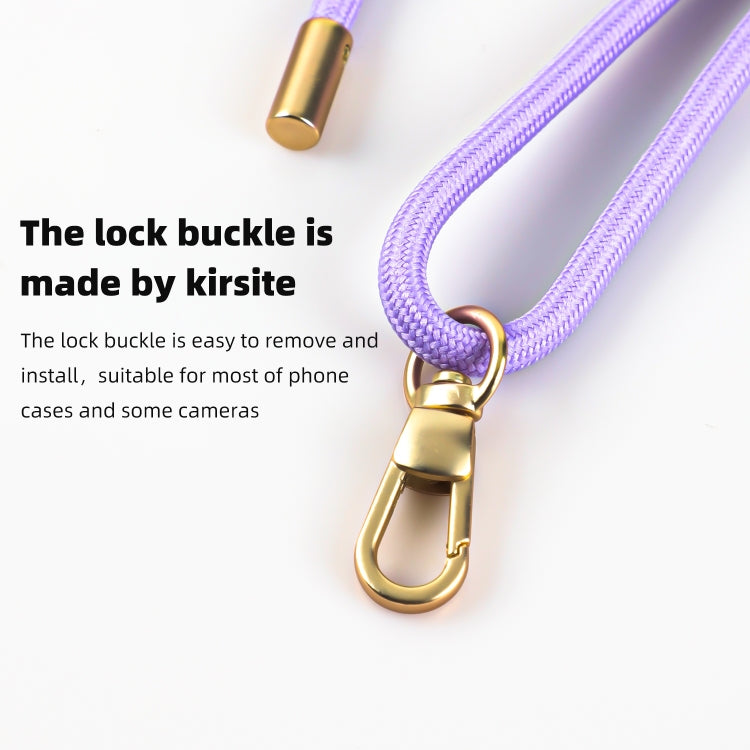 mutural Universal Mobile Phone Solid Color Lanyard(Orange) by Mutural