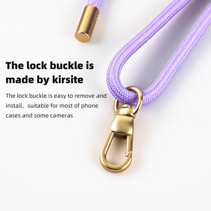 mutural Universal Mobile Phone Solid Color Lanyard(Orange) by Mutural