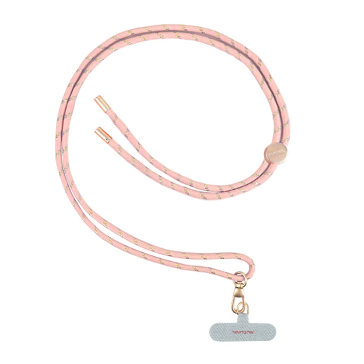 mutural Universal Mobile Phone Lanyard(Pink Gold) by Mutural