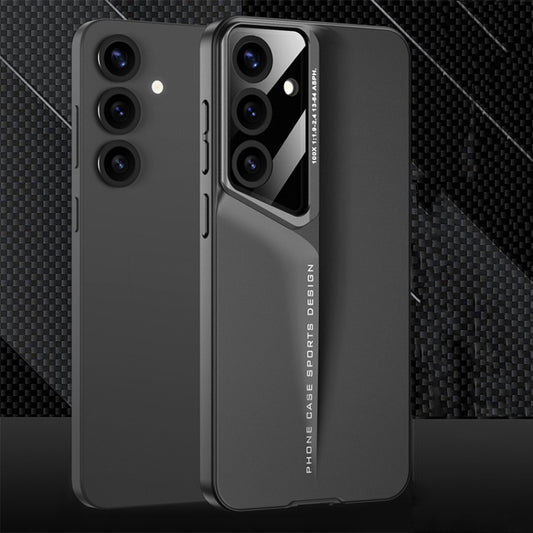 For Samsung Galaxy S25 5G GKK Blade Ultra-thin Full Coverage Phone Case(Black) by GKK