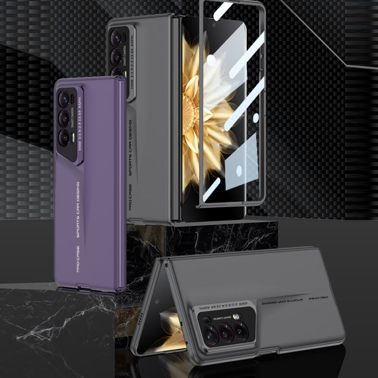 For Honor Magic V2 GKK Integrated Blade Ultra-thin Full Coverage Phone Case(Purple) by GKK