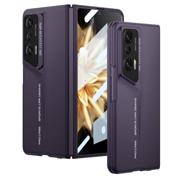 For Honor Magic V GKK Integrated Blade Ultra-thin Full Coverage Phone Case(Purple) by GKK
