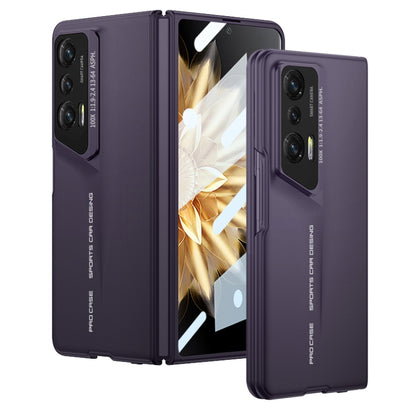 For Honor Magic V GKK Integrated Blade Ultra-thin Full Coverage Phone Case(Purple) by GKK