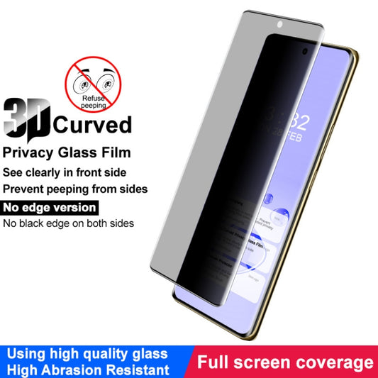 For Realme 12 Pro 5G/12 Pro+ 5G imak No Edge Version 3D Curved Privacy Full Screen Tempered Glass Film by imak