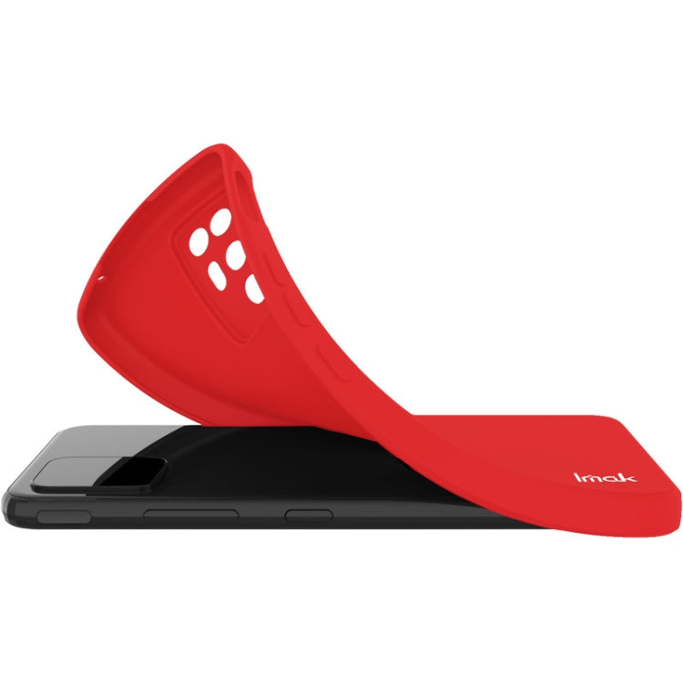 For OnePlus 12R 5G/Ace 3 5G imak UC-4 Series Straight Edge TPU Phone Case(Red) by imak