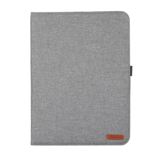 For OPPO Pad Neo 11.4 Fabric Texture Horizontal Flip Leather Tablet Case(Grey) by bashfashion