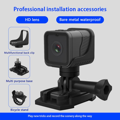 Z03 Mini DV 1080P Waterproof Action Camera with Ring Bracket Supports Infrared Night Vision(Black) by bashfashion