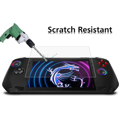 For MSI Claw 7 inch Game Console 9H 0.3mm Explosion-proof Tempered Glass Film by bashfashion