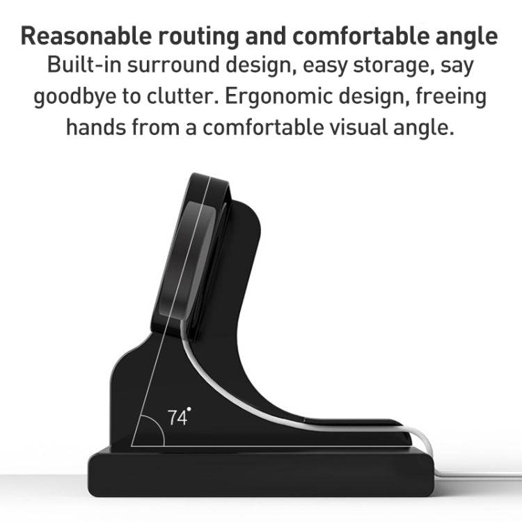 For Apple Watch Series Smart Watch Charging Stand PC Base(Red) by bashfashion