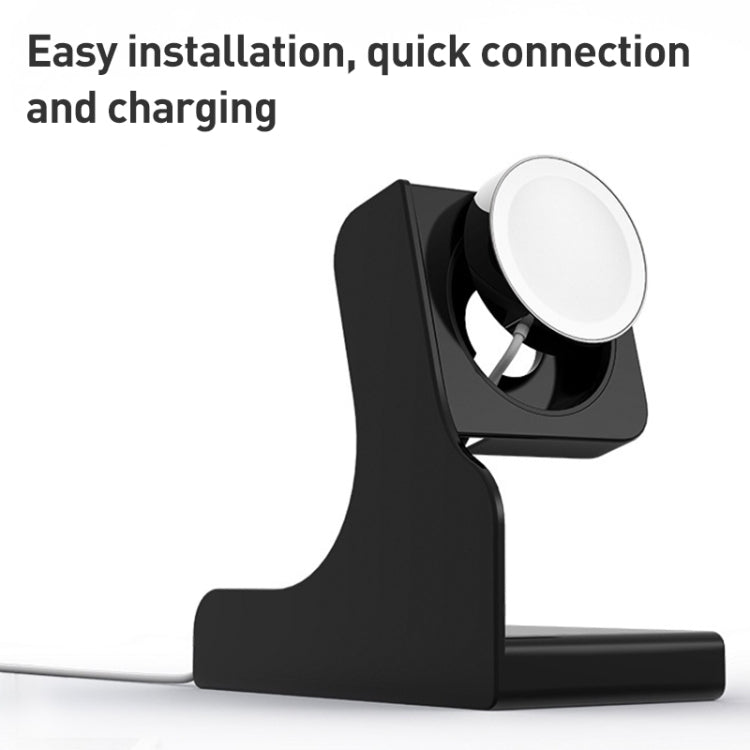 For Apple Watch Series Smart Watch Charging Stand PC Base(Red) by bashfashion