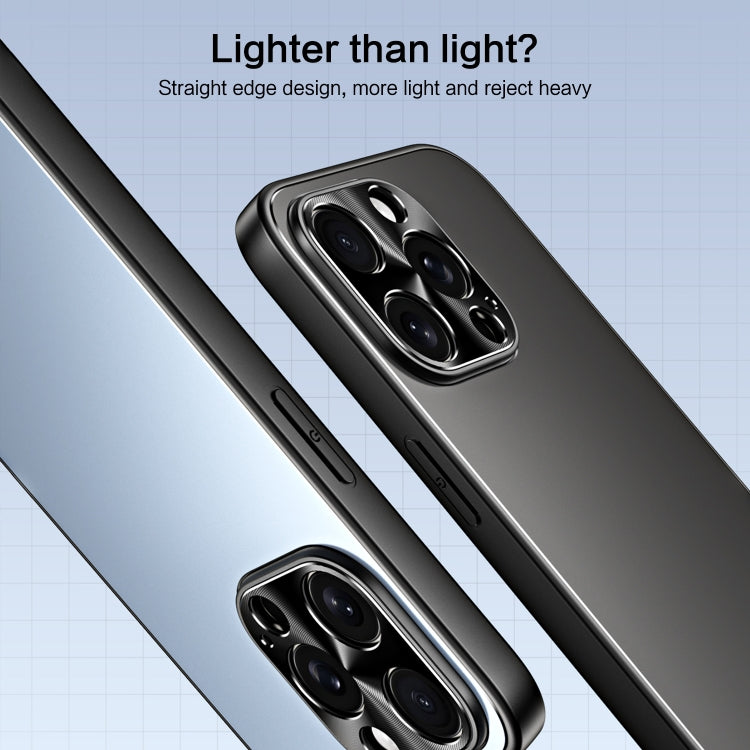 For iPhone 15 Pro Max R-JUST RJ-61 Electroplating Frosted TPU + PC Phone Case(Grey) by R-JUST