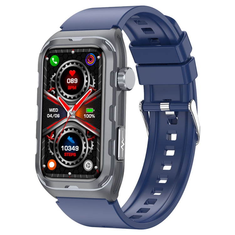TK79 1.47 inch IP68 Waterproof Smart Watch, Support ECG / Blood Glucose / Blood Oxygen Monitoring / Uric Acid(Blue) by bashfashion