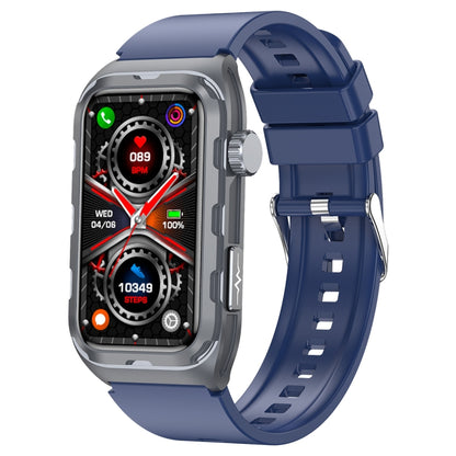 TK79 1.47 inch IP68 Waterproof Smart Watch, Support ECG / Blood Glucose / Blood Oxygen Monitoring / Uric Acid(Blue) by bashfashion