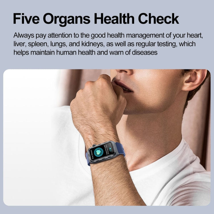 TK79 1.47 inch IP68 Waterproof Smart Watch, Support ECG / Blood Glucose / Blood Oxygen Monitoring / Uric Acid(Blue) by bashfashion