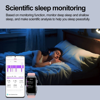 TK79 1.47 inch IP68 Waterproof Smart Watch, Support ECG / Blood Glucose / Blood Oxygen Monitoring / Uric Acid(Blue) by bashfashion