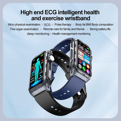 TK79 1.47 inch IP68 Waterproof Smart Watch, Support ECG / Blood Glucose / Blood Oxygen Monitoring / Uric Acid(Beige) by bashfashion