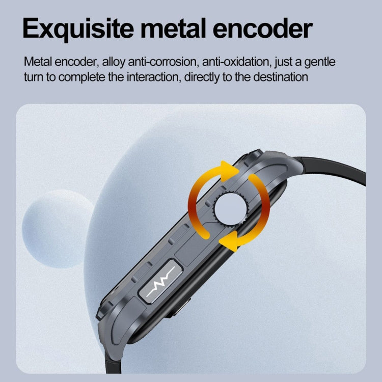 TK79 1.47 inch IP68 Waterproof Smart Watch, Support ECG / Blood Glucose / Blood Oxygen Monitoring / Uric Acid(Blue) by bashfashion