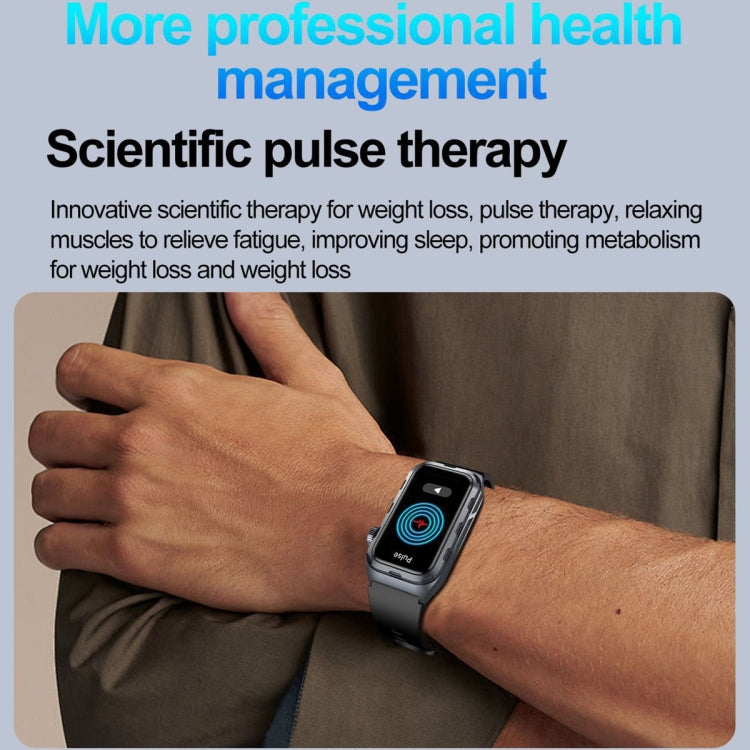 TK79 1.47 inch IP68 Waterproof Smart Watch, Support ECG / Blood Glucose / Blood Oxygen Monitoring / Uric Acid(Blue) by bashfashion