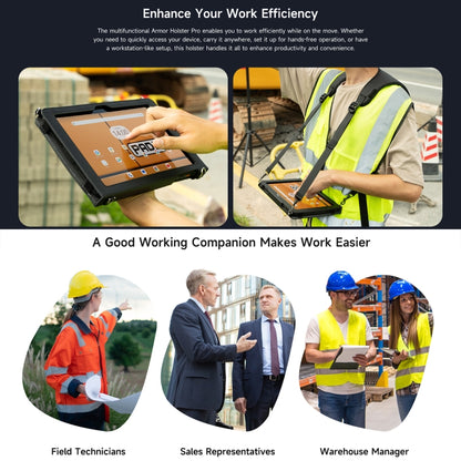 For Ulefone Armor Pad 2 Ulefone 4 in 1 Multi-purpose Tablet Carry Case(Black) by Ulefone