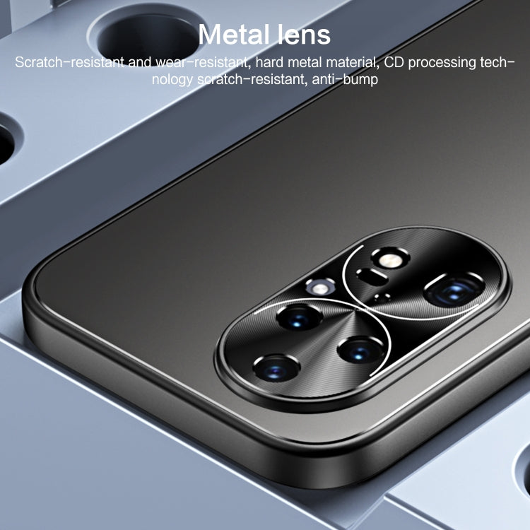 For Huawei P50 R-JUST RJ-61 Electroplating Frosted TPU + PC Phone Case(Pink) by R-JUST