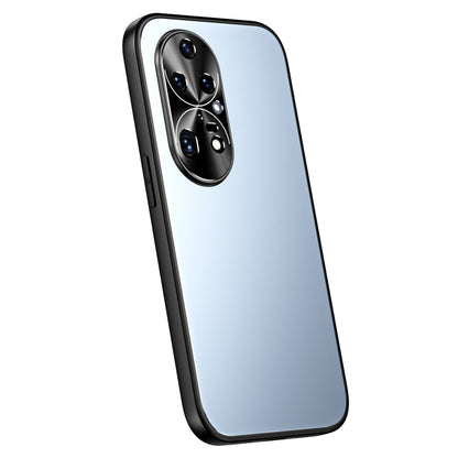 For Huawei P50 R-JUST RJ-61 Electroplating Frosted TPU + PC Phone Case(Blue) by R-JUST