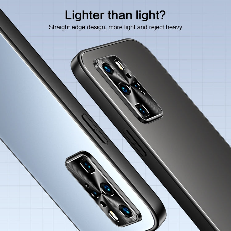 For Huawei P40 R-JUST RJ-61 Electroplating Frosted TPU + PC Phone Case(Grey) by R-JUST