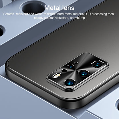 For Huawei P40 R-JUST RJ-61 Electroplating Frosted TPU + PC Phone Case(Grey) by R-JUST