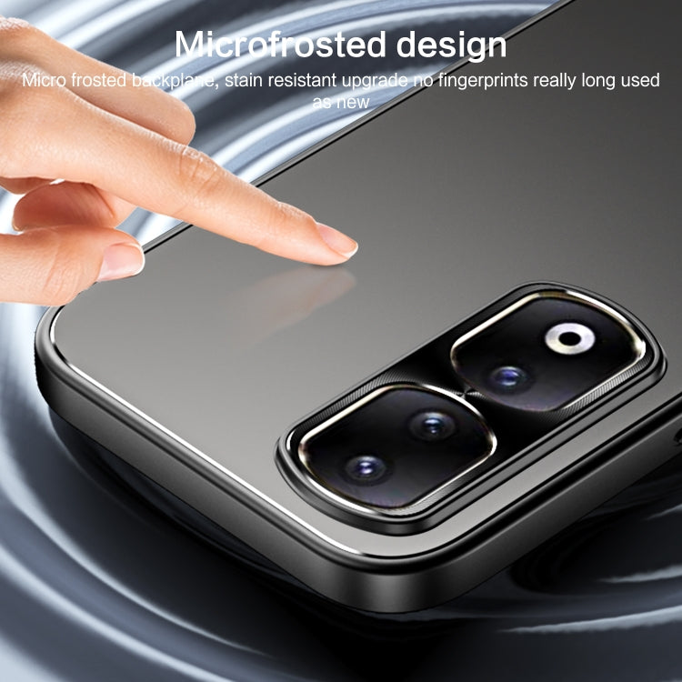 For Honor 90 Pro R-JUST RJ-61 Electroplating Frosted TPU + PC Phone Case(Pink) by R-JUST