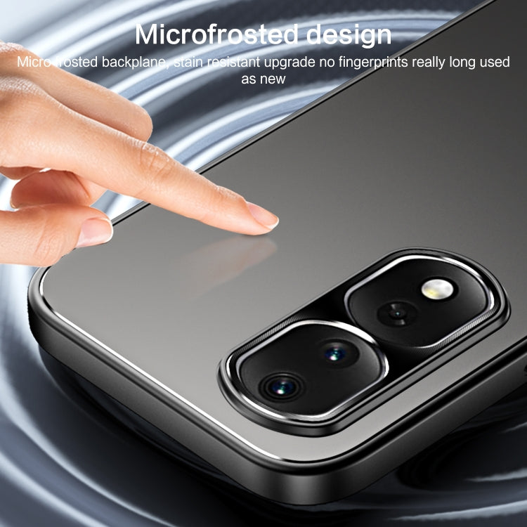 For Honor 80 Pro R-JUST RJ-61 Electroplating Frosted TPU + PC Phone Case(Grey) by R-JUST