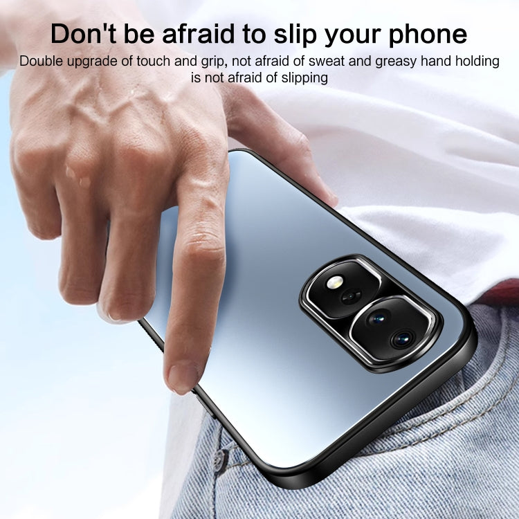 For Honor 80 Pro R-JUST RJ-61 Electroplating Frosted TPU + PC Phone Case(Grey) by R-JUST