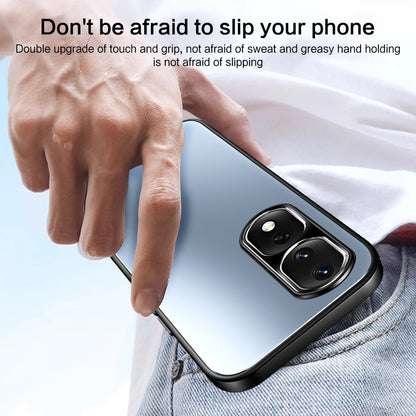 For Honor 80 Pro R-JUST RJ-61 Electroplating Frosted TPU + PC Phone Case(Silver) by R-JUST