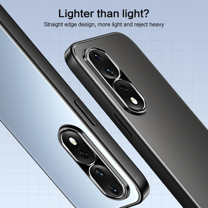 For Honor 80 Pro R-JUST RJ-61 Electroplating Frosted TPU + PC Phone Case(Blue) by R-JUST