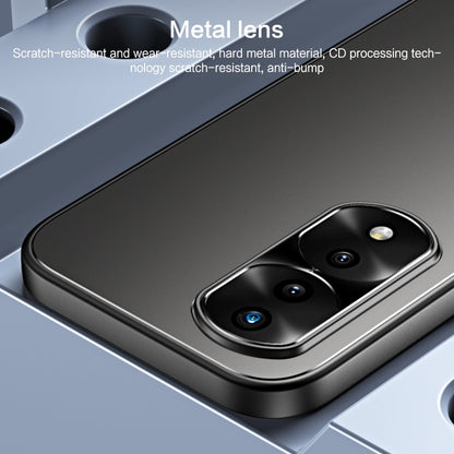 For Honor 70 Pro R-JUST RJ-61 Electroplating Frosted TPU + PC Phone Case(Blue) by R-JUST