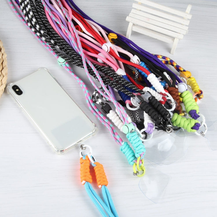 Double Buckle Twist Rope Slim Long Lanyard(Light Purple) by bashfashion